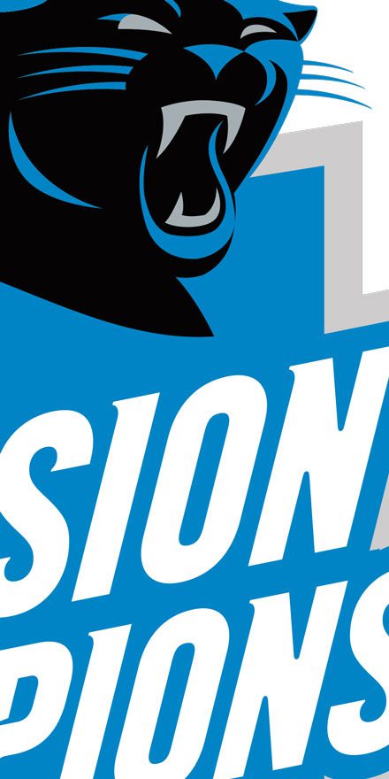 Carolina Panthers Division Champions Logo