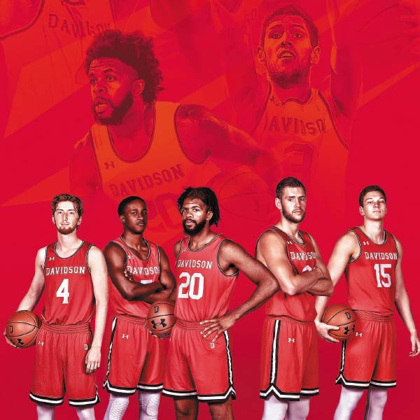 Davidson College Men's Basketball Media Guide Cover