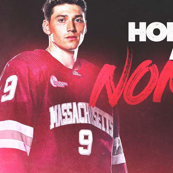 University of Massachusetts Hockey Twitter Graphic