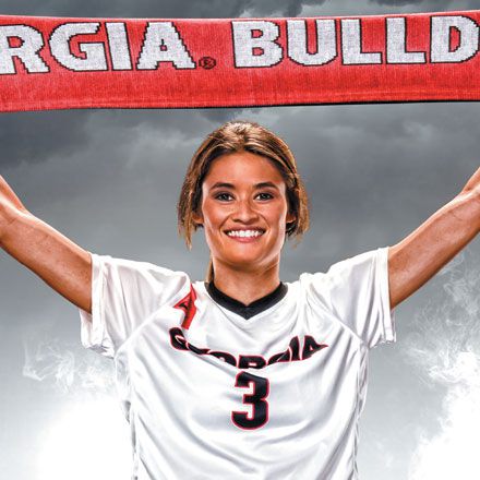 University of Georgia Women's Soccer Poster