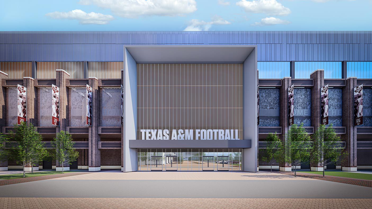 Football center indoor entry