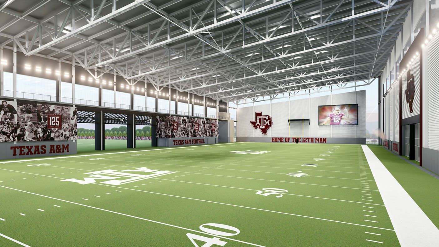 Football center indoor field