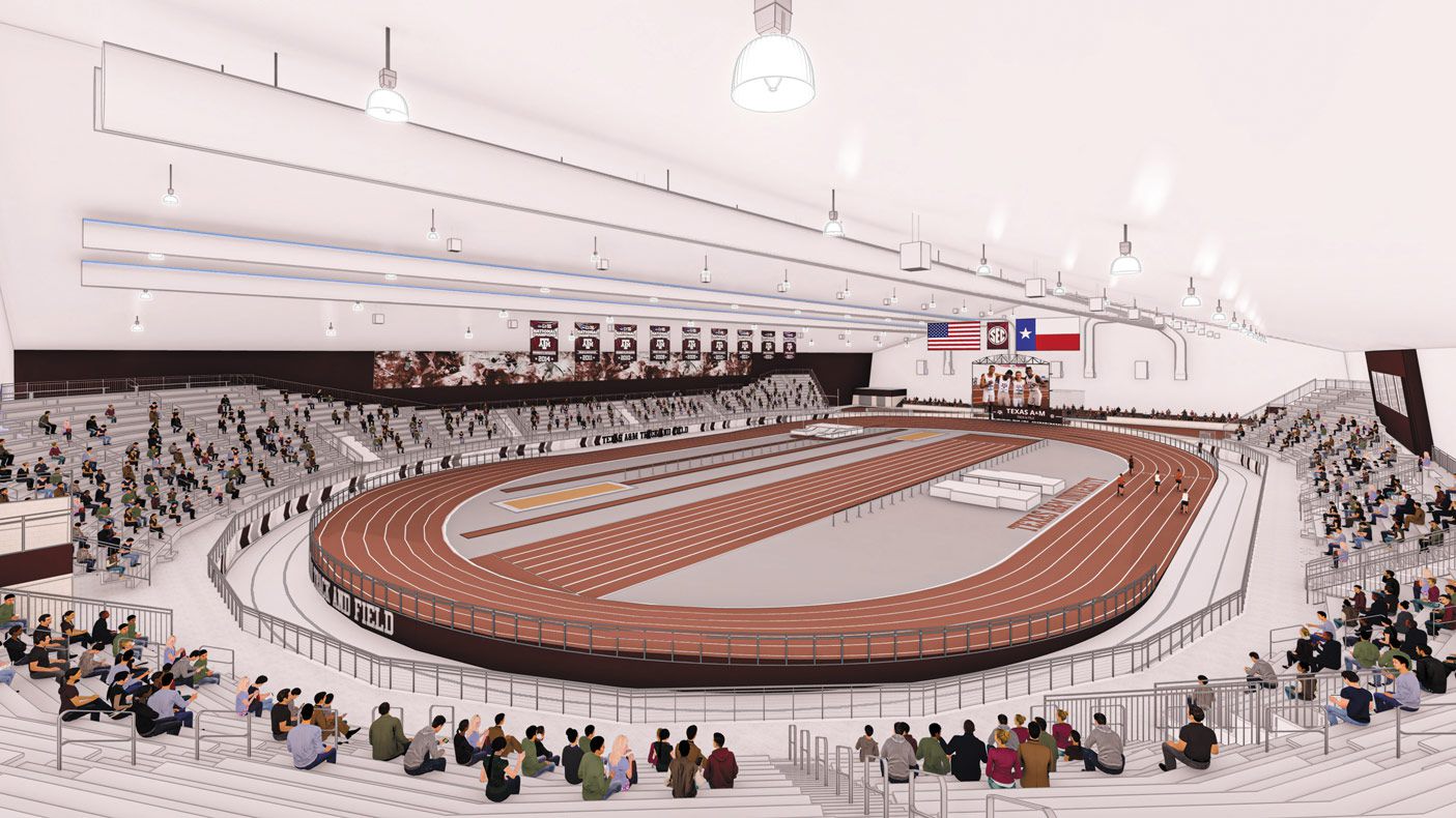 Track Facility track interior